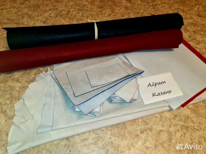 Для поклейки клапанов лист