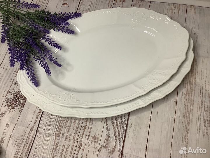 Блюдо овальное, недекорированный Bernadotte