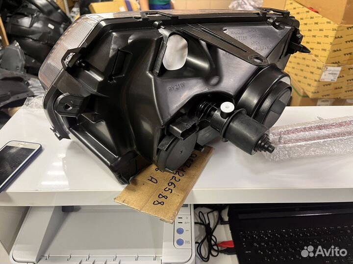 Фара renault duster 1 черная маска