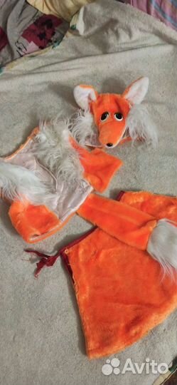 Костюмы лиса,белка.заяц
