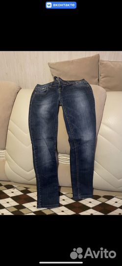 Джинсы 40-42 размер на ррст примерно 150
