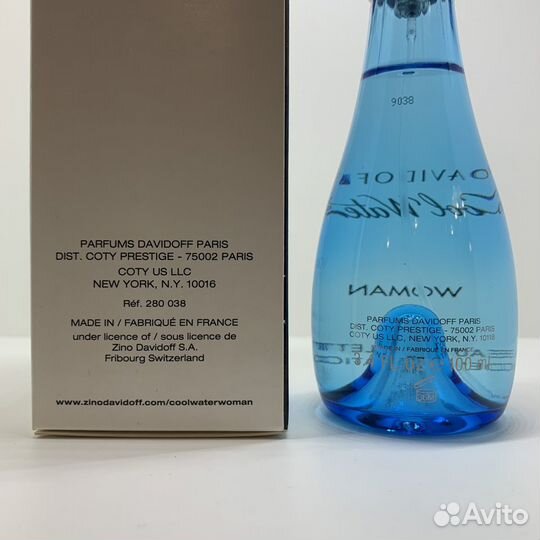 Davidoff - Cool Water Woman 100ml Оригинал Тестер