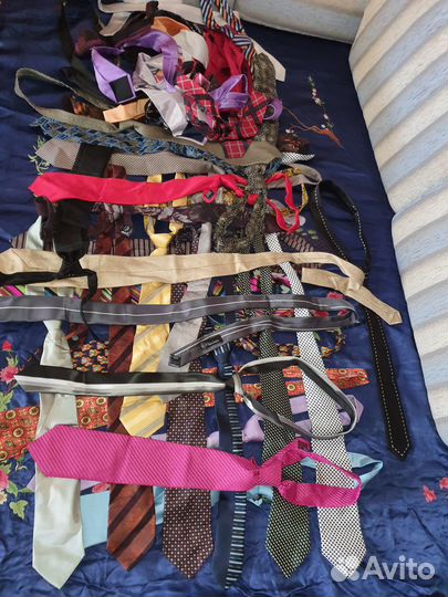 Галстуки мужские брендовые за 40 штук с бирками