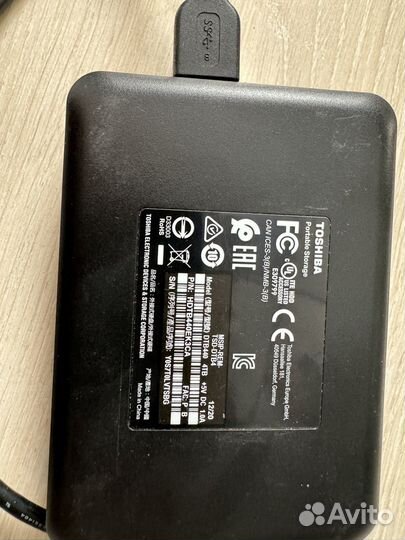 Переносной жёсткий диск Toshiba