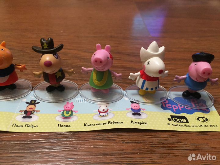 Игрушки Свинка Пэппа (Peppa Pig) из Чупа Чупсов