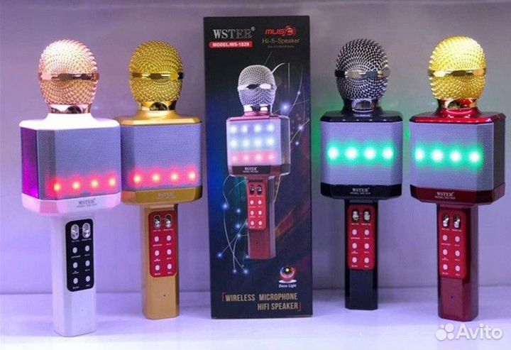 Беспроводной караоке микрофон Wster WS-1828