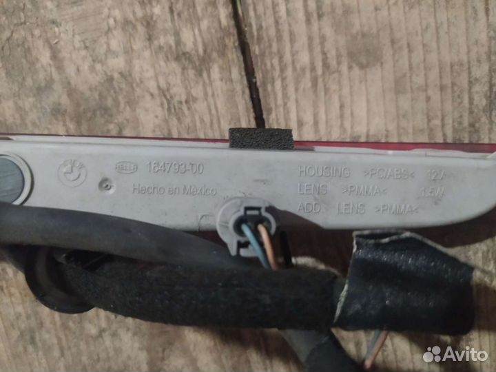 Bmw х5 е70 стоп сигнал в спойлер