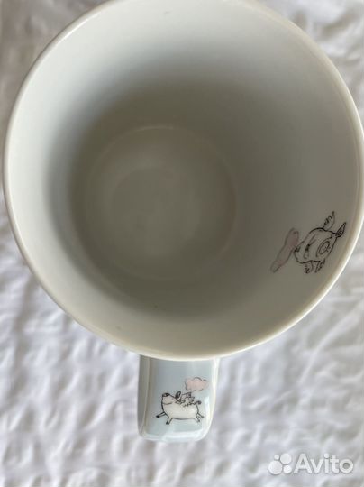 Кружка подарочная фарфор в жестяной коробке