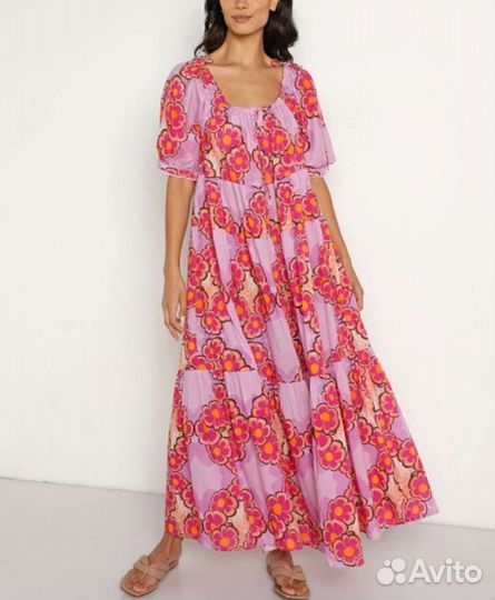 Платье из батиста. Хлопок. сша.S