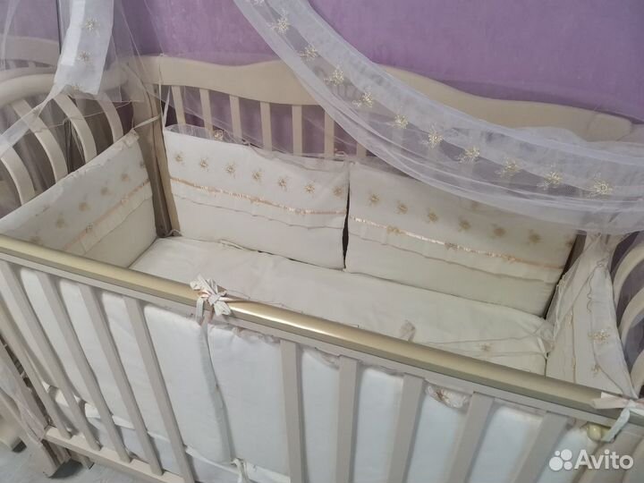 Бортики балдахин постельное белье одеяло подушка