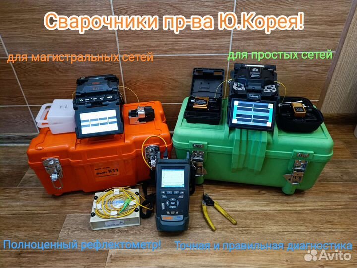 Сварка оптоволокна и измерения волс