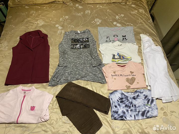 Пакет вещей для девочки рост 134