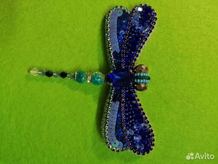 Брошь стрекоза