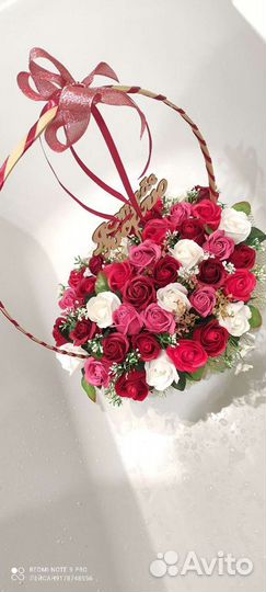 Букет в корзине