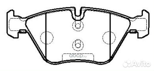 Колодки тормозные передние CTR BMW e90 e84 e60 e81
