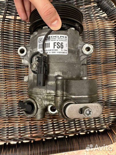 Компрессор кондиционера chevrolet cruze 1.4 turbo