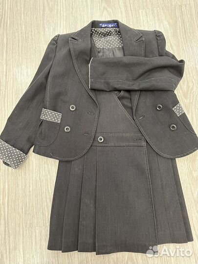 Одежда для школы: жакет и сарафан Лига джинс