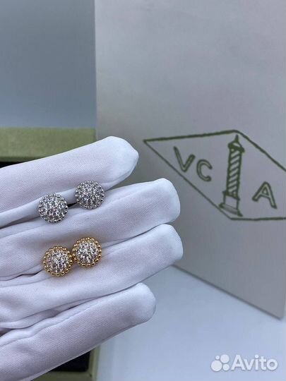 Пусеты Van cleef