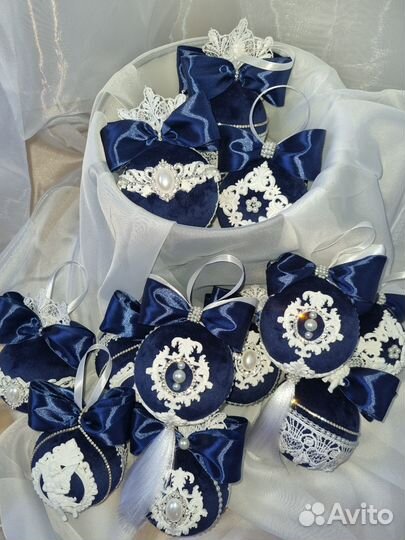 Новогодние шары ручной работы