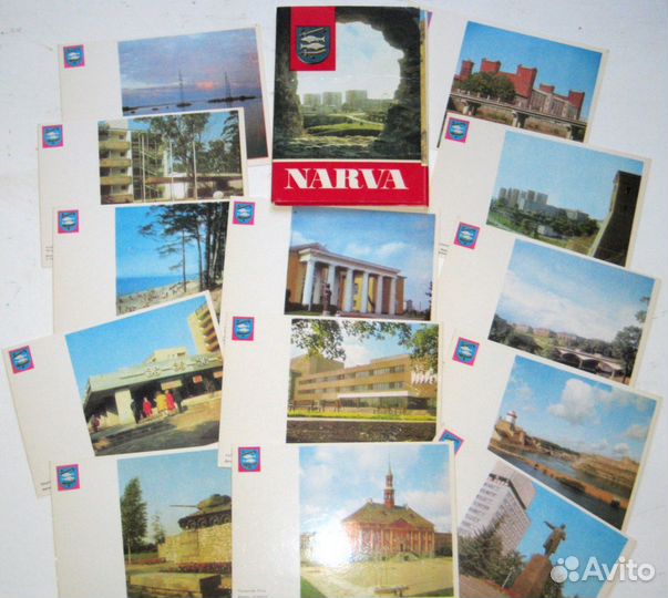 Наборы открыток Vilnius, Narva, По Калмыкии СССР