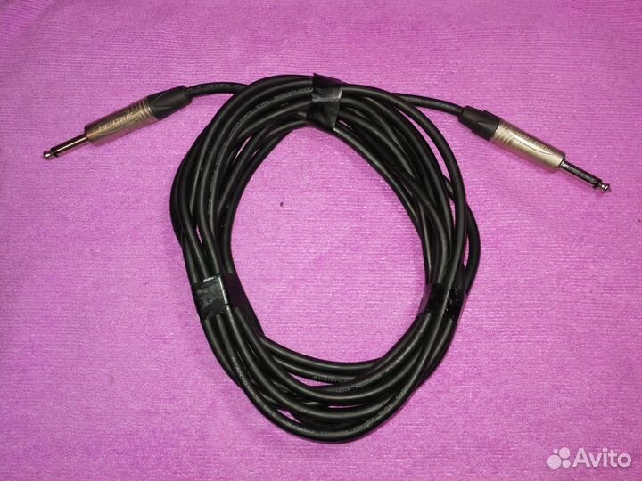 Гитарный кабель neutrik Jack 6.3 мм. (5.5 м. )
