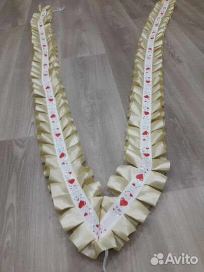 Свадебные ленты, магниты на машину