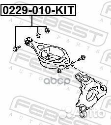 Болт с эксцентриком (ремкомплект) nissan fuga Y50