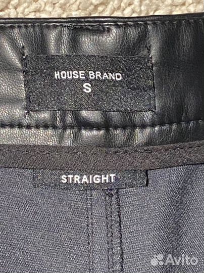 Брюки кожаные