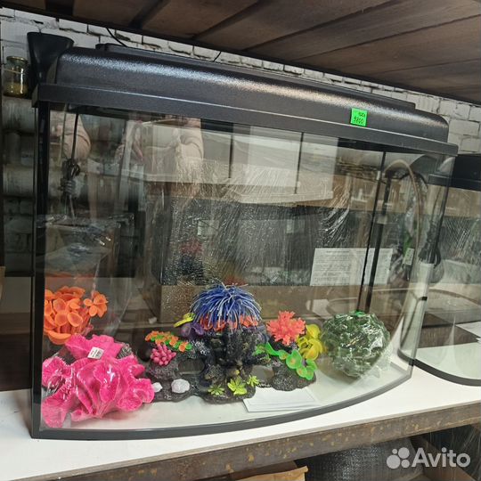 Аквариум новый со светильником
