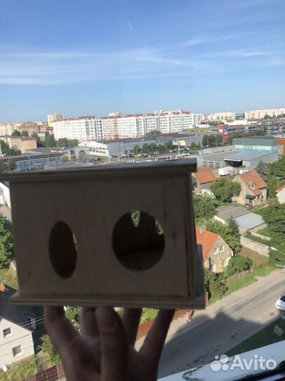 Деревянный домик для грызунов