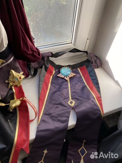 Косплей Розарии геншин uwowo