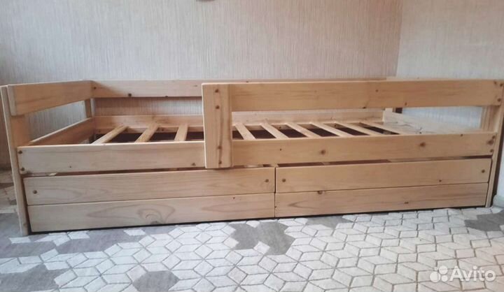 Детская кровать с бортиками 80х160 и др. размеры