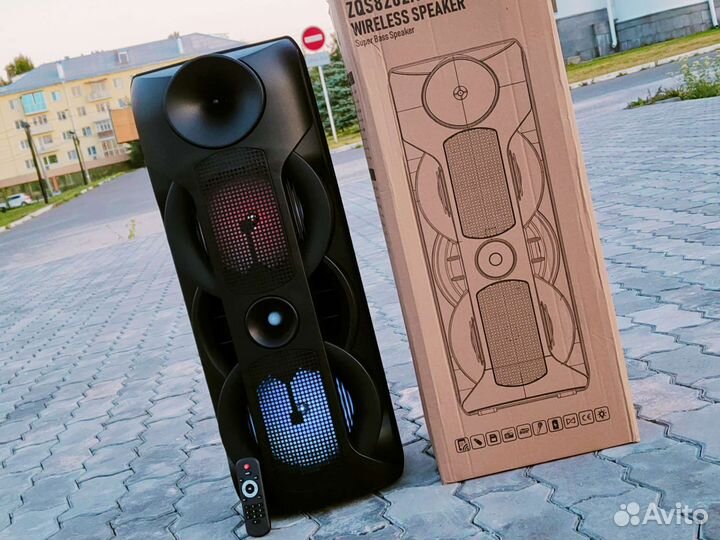 Огромная портативная колонка 40 Вт