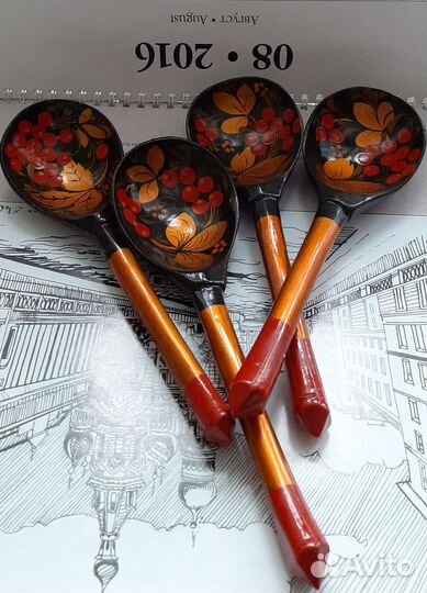 Ложки деревянные расписные