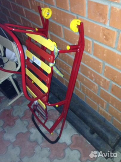 Санки детские с колесиками новые