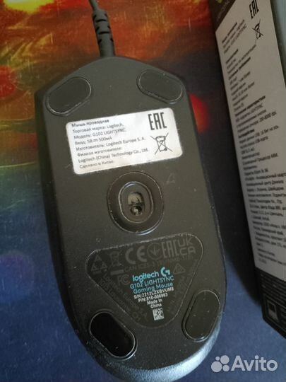 Игровая мышка logitech g102