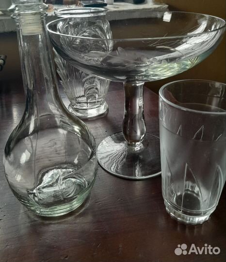 Стеклянная посуда,бу