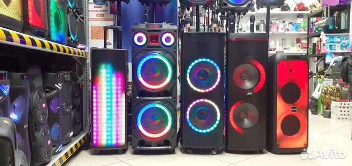 Большие портативные колонки Новые с гарантией