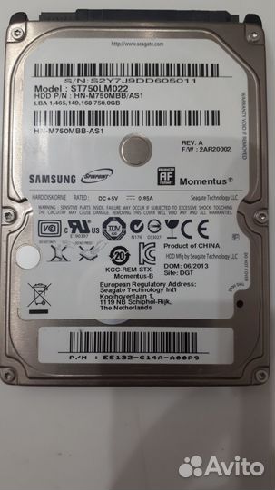 Жесткий диск 2.5