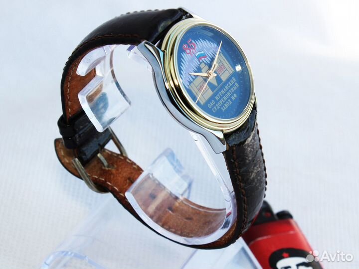 Юбилейные часы Полет Мурманск судоремонтный 85 лет