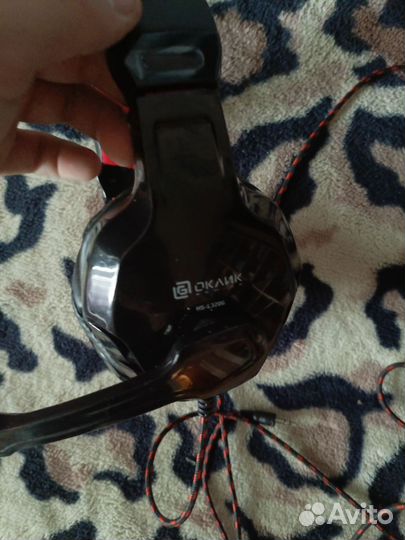 Наушники с микрофоном оклик