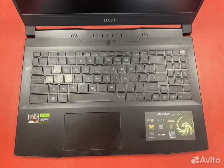 Игровой ноутбук msi bravo 15 c7ve