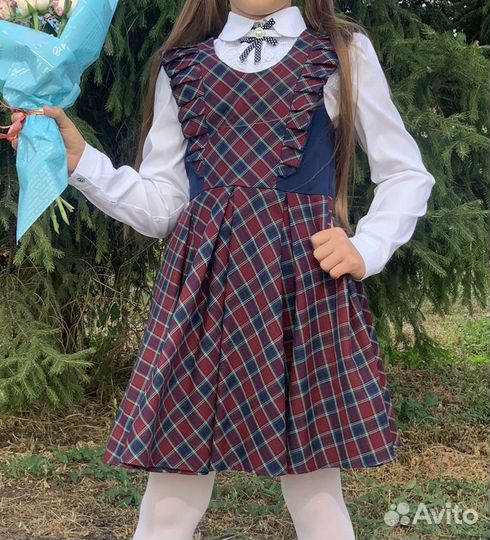 Школьная форма сарафан для девочки 140/32/64