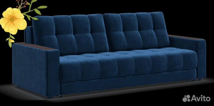 Диван boss синий *