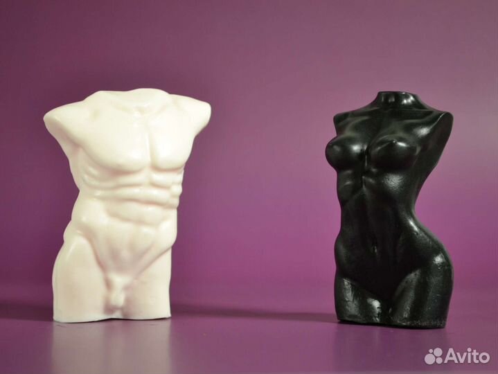 Торсы женский мужской - мыло ручной работы