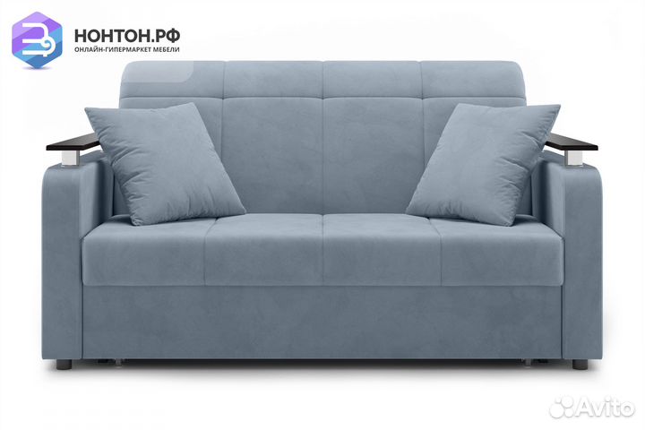 Диван аккордеон Остин светло-серый