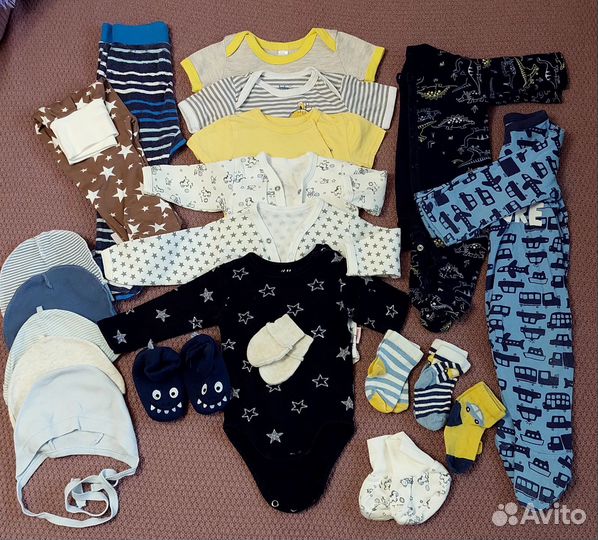 Пакет вещей для мальчика 0-3мес