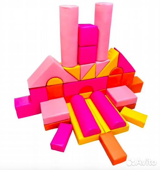 Набор мягких фигур 34 предмета