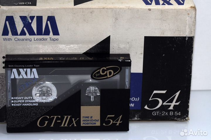 Аудиокассеты axia GT-IIx 54 japan market (4858-0)