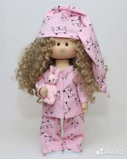 Текстильная кукла ручной работы